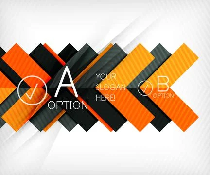 Color geometric shapes with option elements abstract background イラスト素材