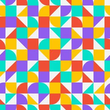 Color geometric shapes square pattern background. square pattern concept Ilustración de archivo