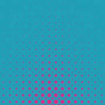 Color geometrical abstract halftone circle pattern background Illustrazione stock
