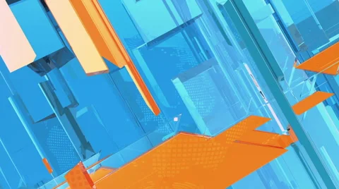 Color Geometry - Background Loop Video stock 41306648