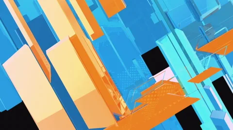 Color Geometry - Bumper with Matte Video stock 41306638