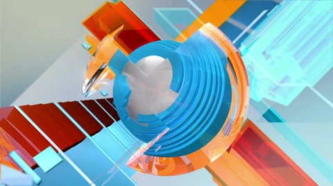 Color Geometry - Opener 16s Video stock 41306704