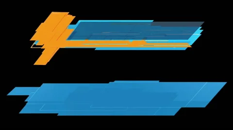 Color Geometry - TitlePlates with Matte Видео 41306665