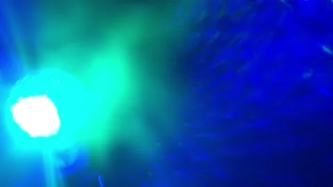 Color glare, abstract sparkles of different colors, disco light music Vídeos de archivo 148414545