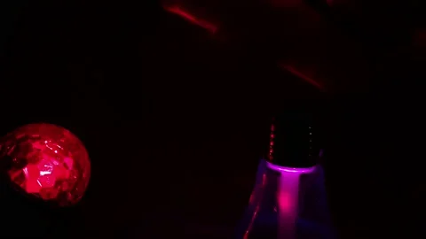 Color glare, abstract sparkles of different colors, disco light music Vídeos de archivo 149054013