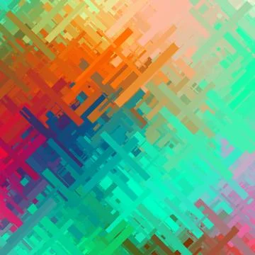 Color Glitch Background Stock Illustration