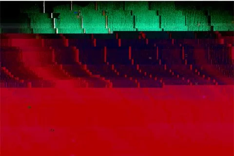 Color Glitched Background Stock Illustration