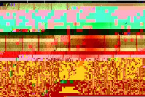 Color Glitched Background 스톡 일러스트