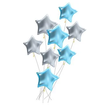 Color Glossy Balloons Background Vector Illustration Stock-Illustration