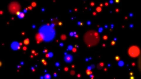 Color Glow Particles Moving Background  lights 4K video Stock Footage 257050901