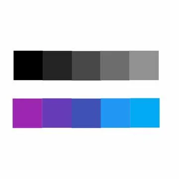 Color gradation Stock Illustration