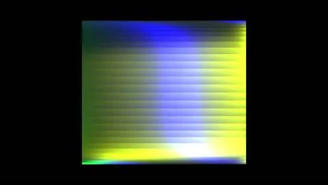 Color gradient animation. Abstract visuals of 3d glass object. Stock Footage 173555035