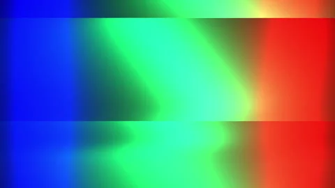 Color gradient animation. Abstract visuals of 3d glass object. Stock Footage 173555145