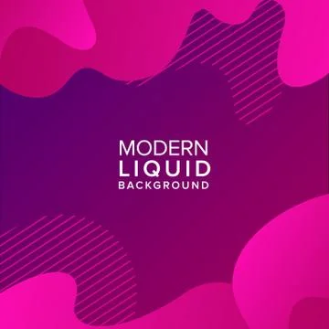 Color gradient background design. Abstract geometric background with liquid s Stock Illustration