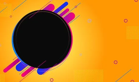 Color gradient background design. Abstract geometric background with liquid s Stock Illustration