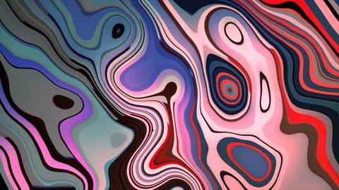 Color gradient background design. Abstract fluid 3d illustration. Holograph.. Illustrazione stock