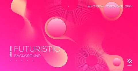 Color gradient background, geometric halftone pattern, vector abstract trendy Stockillustratie