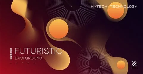 Color gradient background, geometric halftone pattern, vector abstract trendy Illustrazione stock