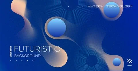 Color gradient background, geometric halftone pattern, vector abstract tren.. Stock Illustration