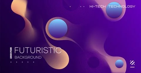 Color gradient background, geometric halftone pattern, vector abstract trendy Stock Illustration