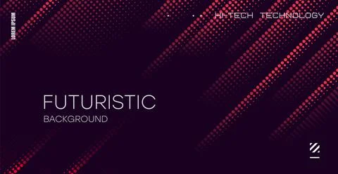 Color gradient background, geometric halftone pattern, vector abstract trendy Stock Illustration