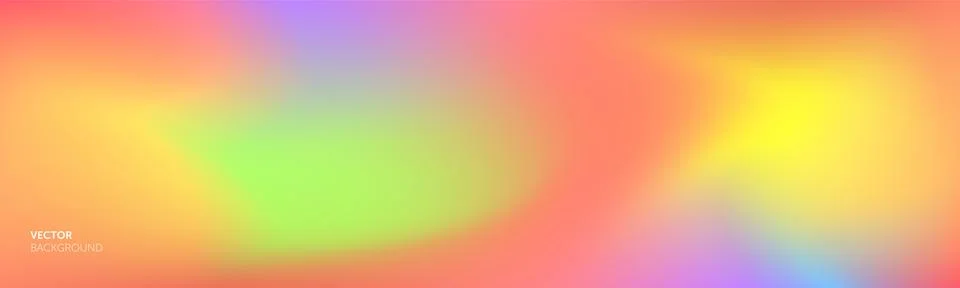 Color gradient background. Vector abstract rainbow colorful blend mesh gradie Illustrazione stock