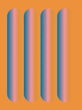 Color gradient poster background vector. Set of retro wall decoration geome.. Ilustración de archivo