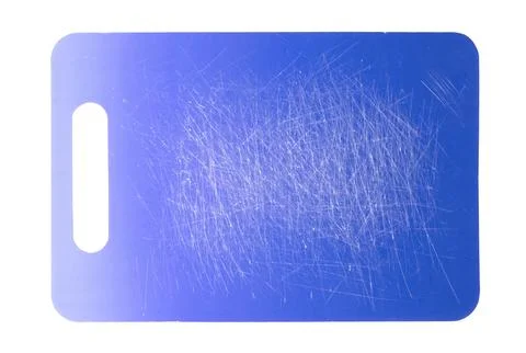 Color gradient red old plastic cutting board background with scratches Stock Photos