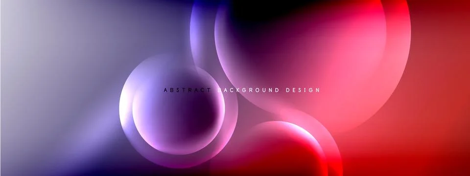 Color gradient shadows and light effects background. Lens flares and circles Stock Illustration