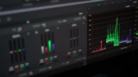 Color grading. Process of professional post production video or photo Stock Footage 156629123