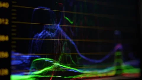 Color Grading Suite with Live Histogram Visualization Stock Footage 327443817