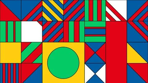 Color grid design background Stock Illustration