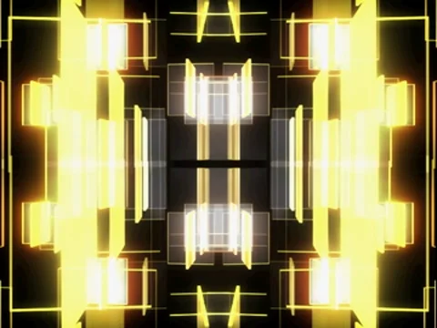 Color Grid Kaleidoscope Dance Party Mix VJ Loop 库存影片 8564806