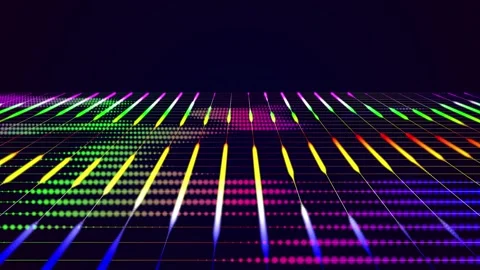 Color grid lights background animation motion graphics Stock Footage 297771448