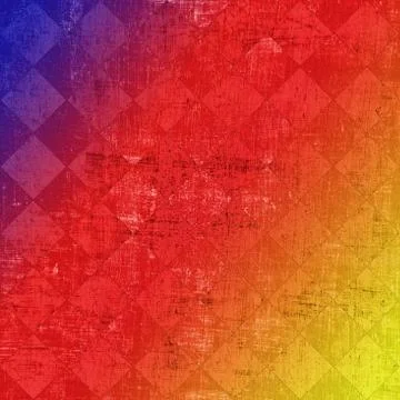 Color grunge checkered background Stock Illustration