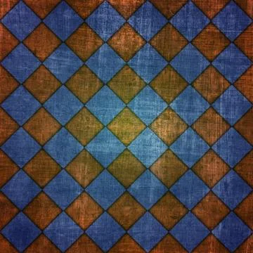 Color grunge checkered background Stockillustratie