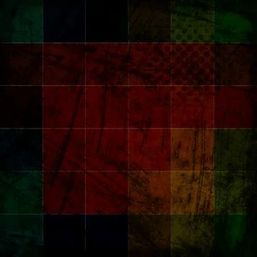 Color grunge checkered background Stockillustratie