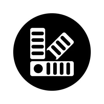Color guide icon, Catalog design Stock Illustration