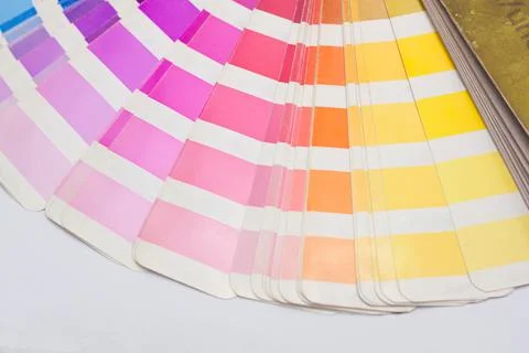 Color  guide Stock Photos