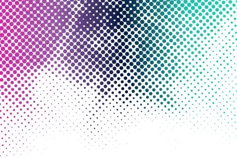 Color Halftone Background Stock Illustration