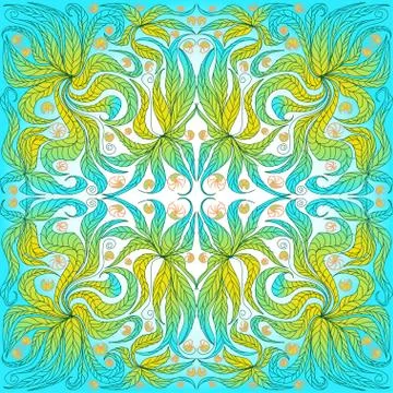 Color hand-drawn background for design and decoration textile, covers, packag Stock Illustration