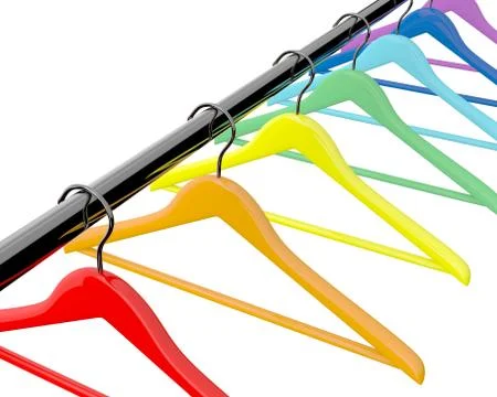 Color  hangers Stock Illustration