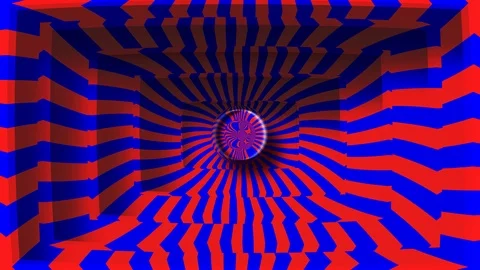 Color hypnotic motion background Stock Footage 109420332