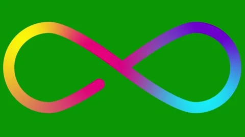 Color infinity green Stock Footage 327852092