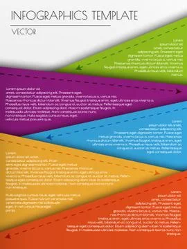 Color infographic Stock Illustration