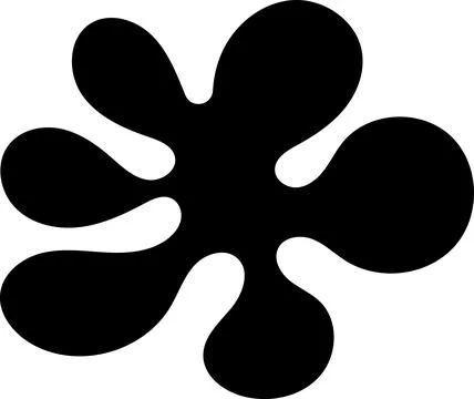 Color ink blots. Colored splashes of paint set. vector illustrations Stockillustratie