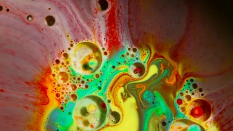 Color ink in water Stock-Footage 84855089