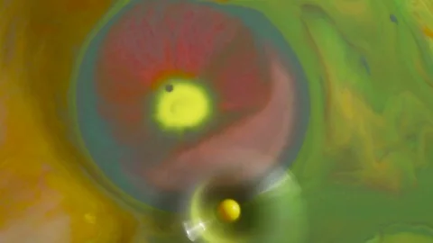 Color ink in water Vídeo Stock 84855152