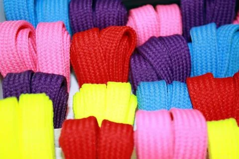 Color laces Stock Photos