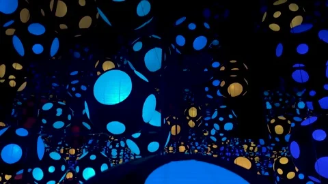 Color Lanterns Pan Stock Footage 244693643